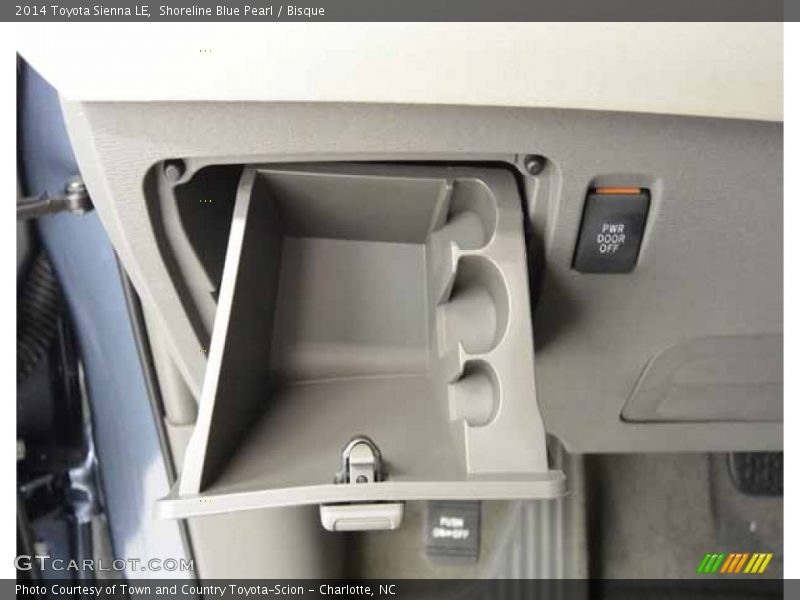 Shoreline Blue Pearl / Bisque 2014 Toyota Sienna LE
