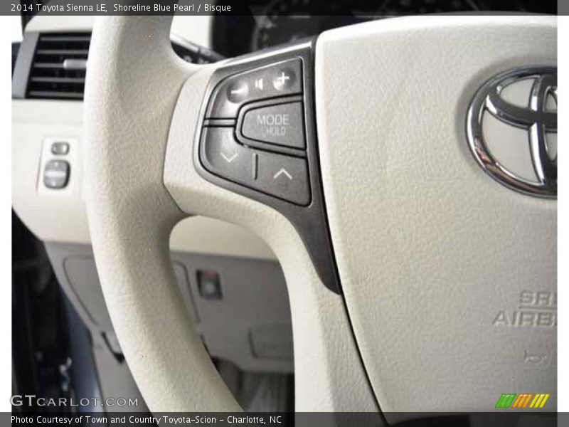 Shoreline Blue Pearl / Bisque 2014 Toyota Sienna LE
