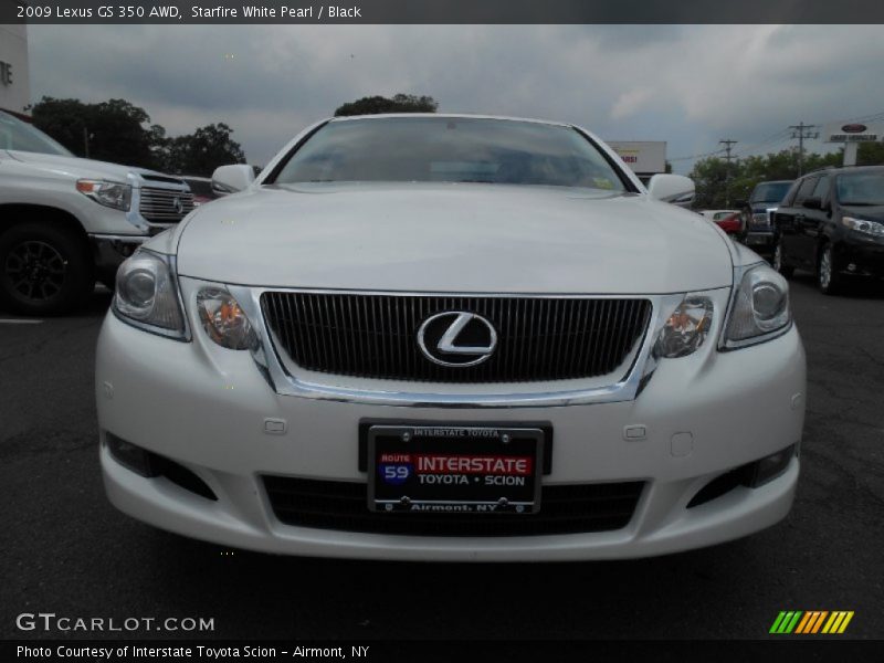 Starfire White Pearl / Black 2009 Lexus GS 350 AWD