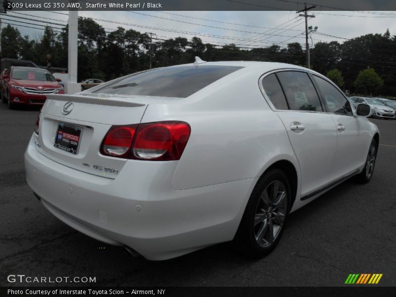 Starfire White Pearl / Black 2009 Lexus GS 350 AWD