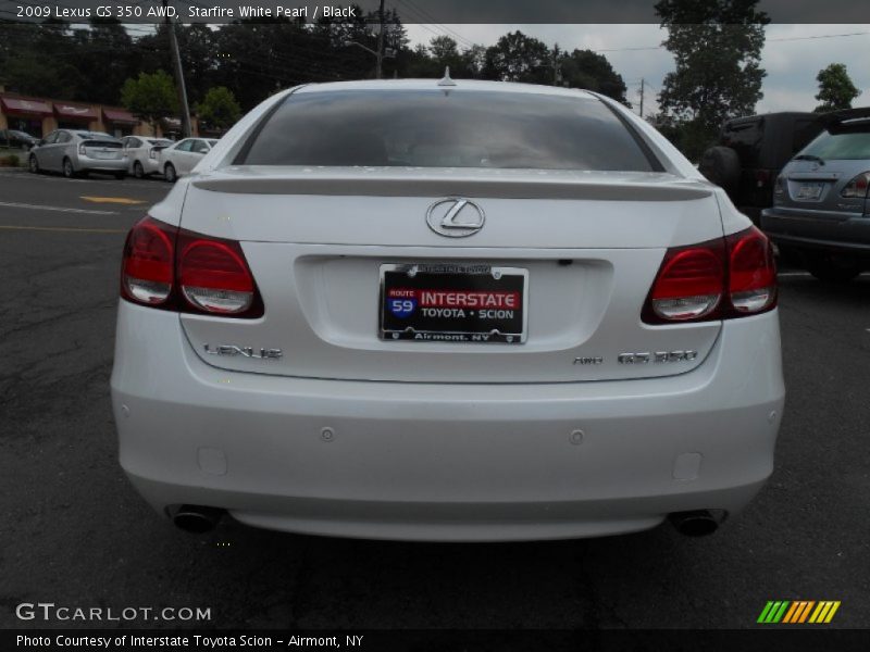Starfire White Pearl / Black 2009 Lexus GS 350 AWD