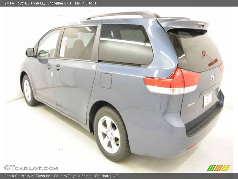 Shoreline Blue Pearl / Bisque 2014 Toyota Sienna LE