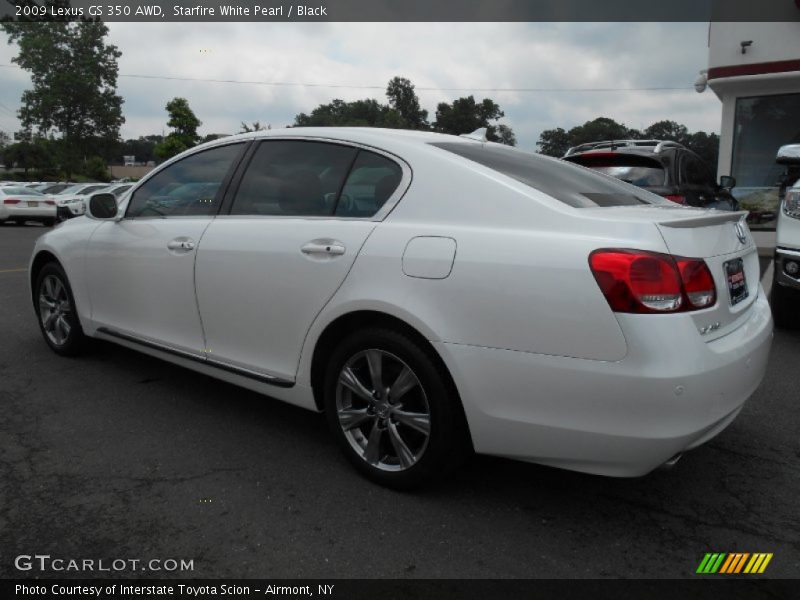 Starfire White Pearl / Black 2009 Lexus GS 350 AWD