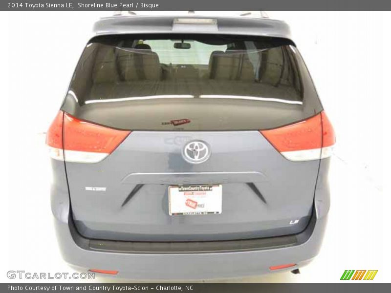 Shoreline Blue Pearl / Bisque 2014 Toyota Sienna LE