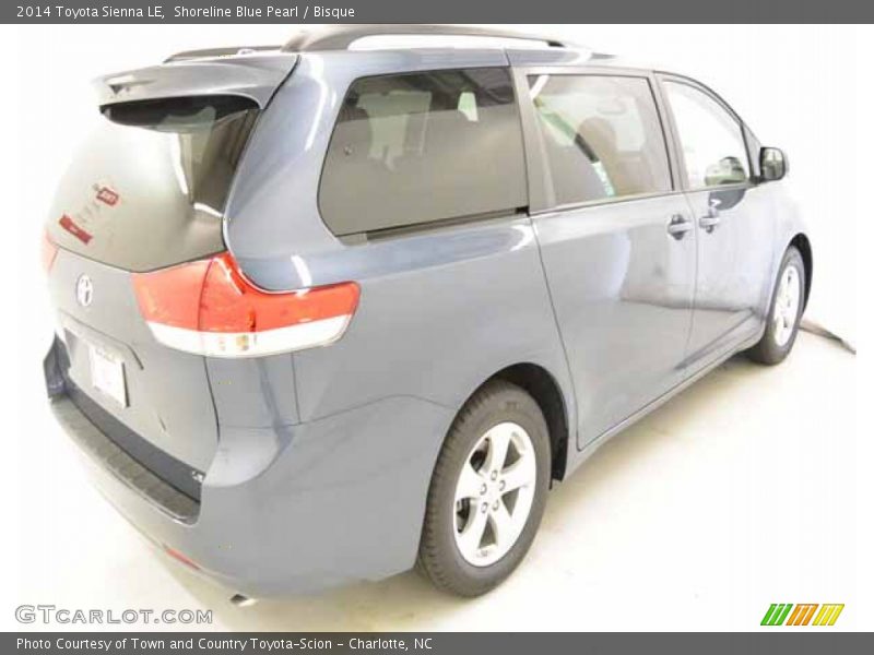 Shoreline Blue Pearl / Bisque 2014 Toyota Sienna LE