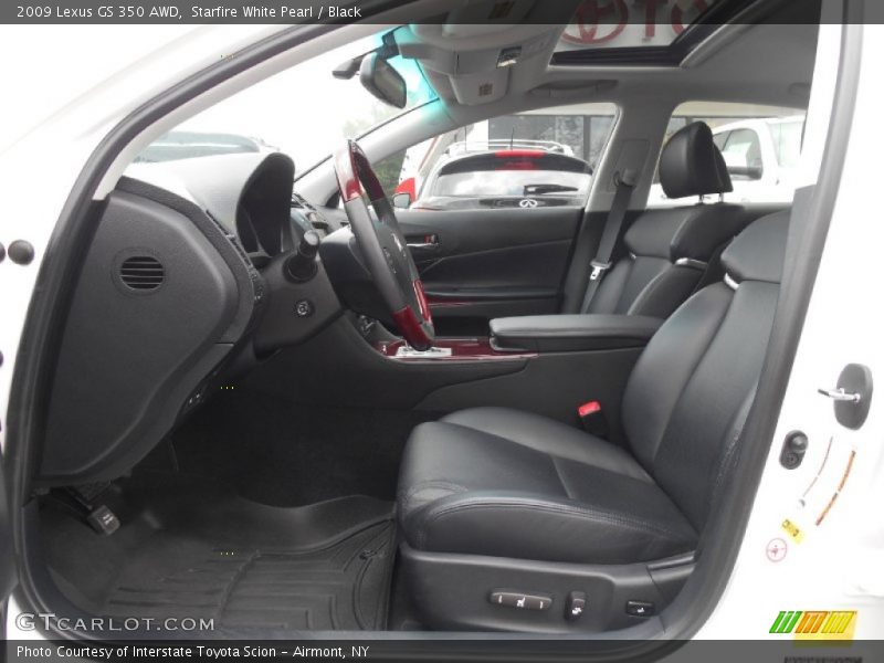 Starfire White Pearl / Black 2009 Lexus GS 350 AWD