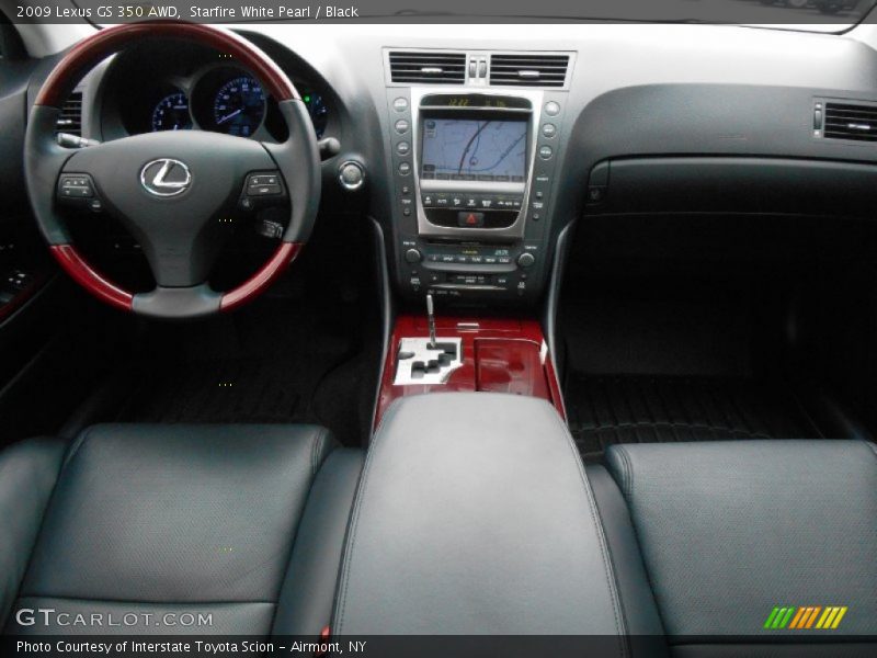 Starfire White Pearl / Black 2009 Lexus GS 350 AWD