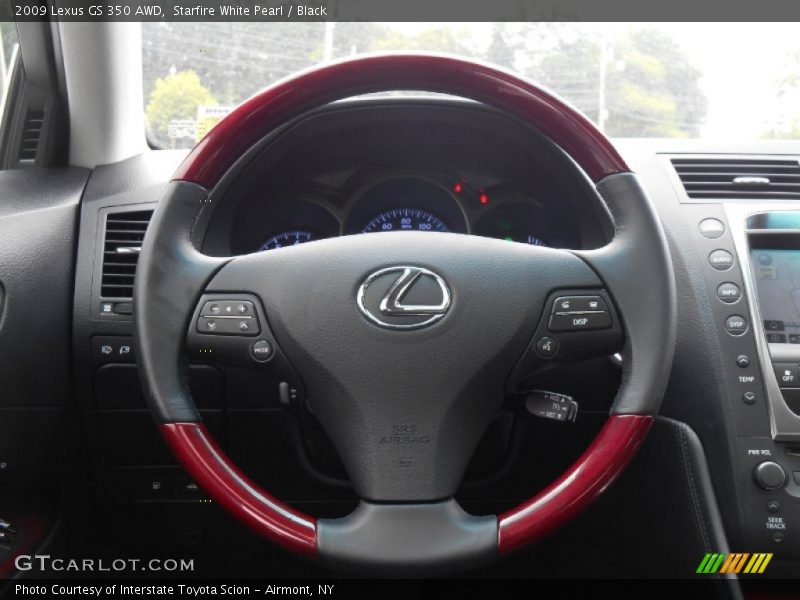 Starfire White Pearl / Black 2009 Lexus GS 350 AWD