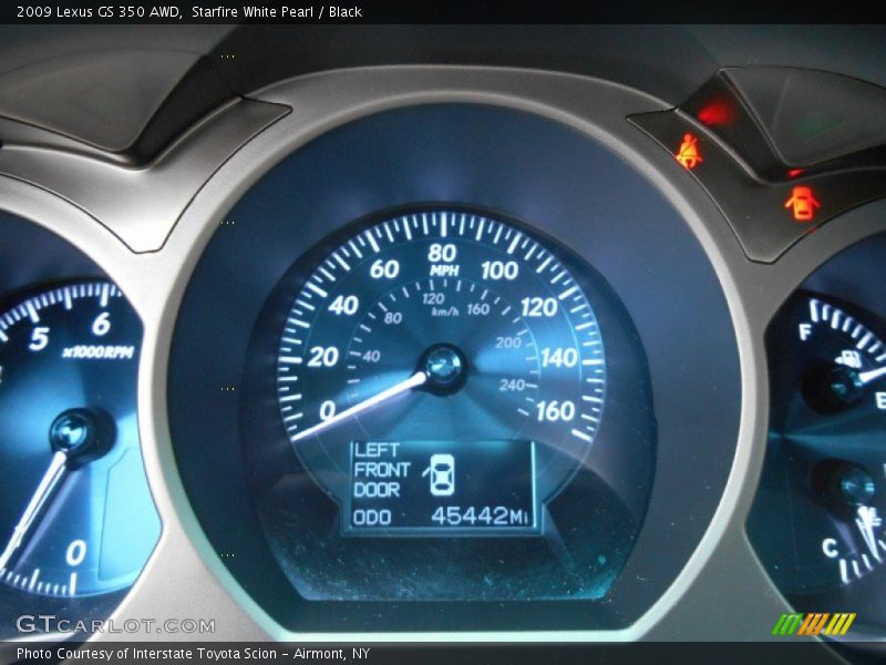 Starfire White Pearl / Black 2009 Lexus GS 350 AWD