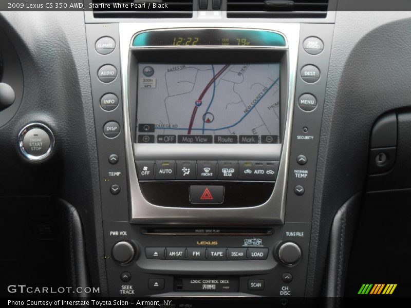 Starfire White Pearl / Black 2009 Lexus GS 350 AWD