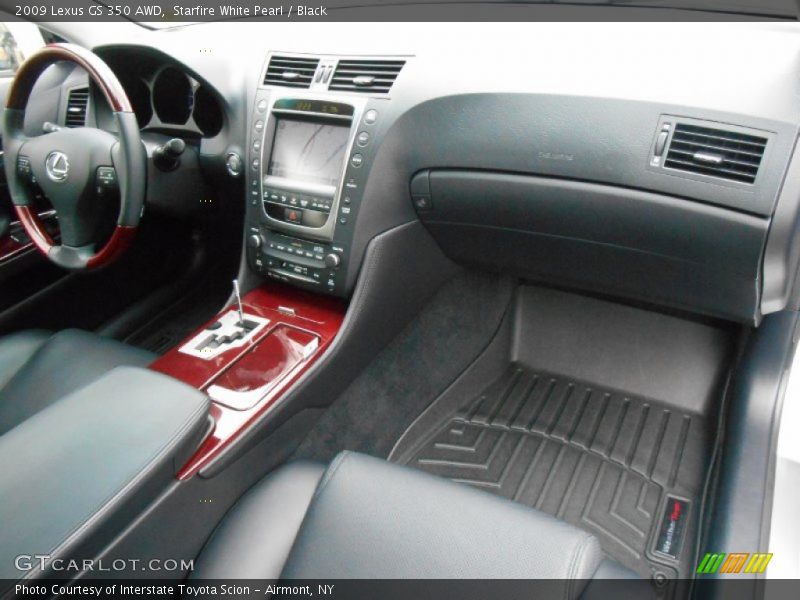 Starfire White Pearl / Black 2009 Lexus GS 350 AWD