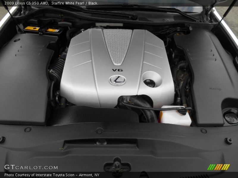 Starfire White Pearl / Black 2009 Lexus GS 350 AWD