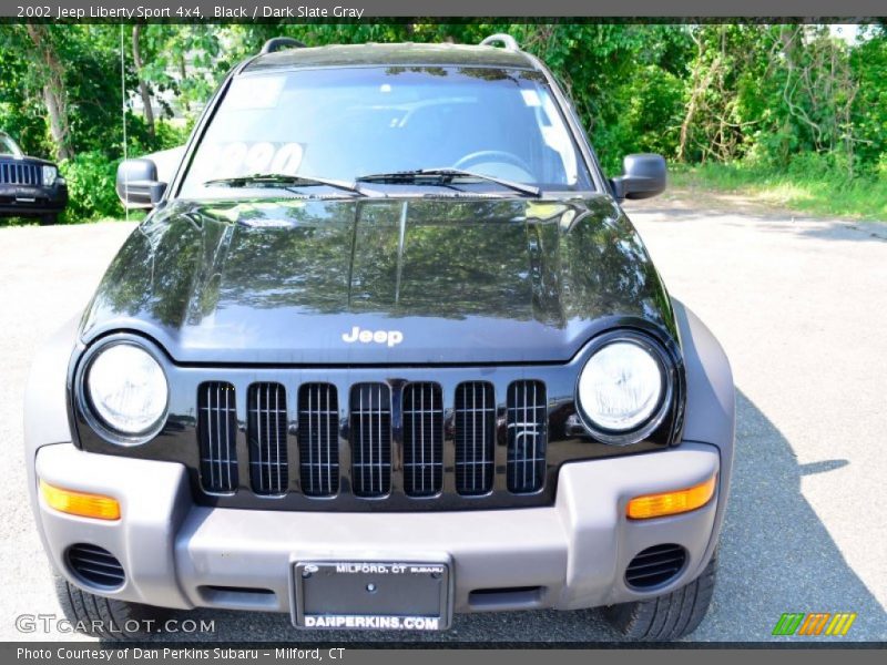 Black / Dark Slate Gray 2002 Jeep Liberty Sport 4x4
