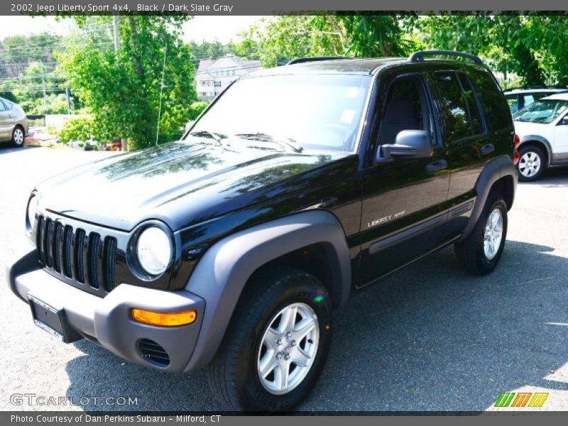 Black / Dark Slate Gray 2002 Jeep Liberty Sport 4x4