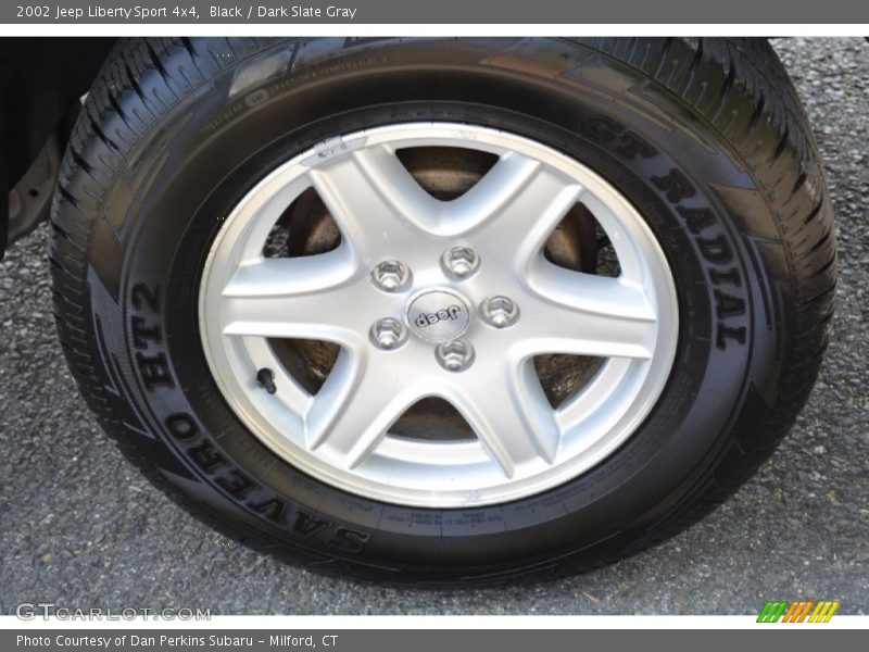 Black / Dark Slate Gray 2002 Jeep Liberty Sport 4x4