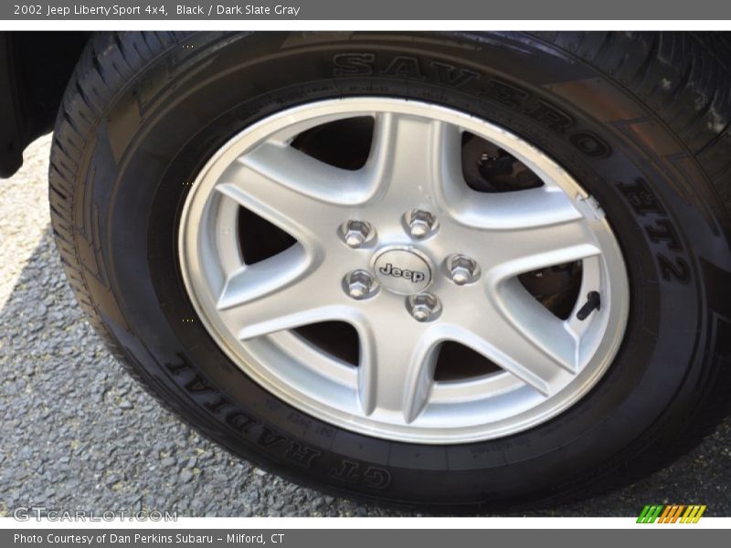 Black / Dark Slate Gray 2002 Jeep Liberty Sport 4x4