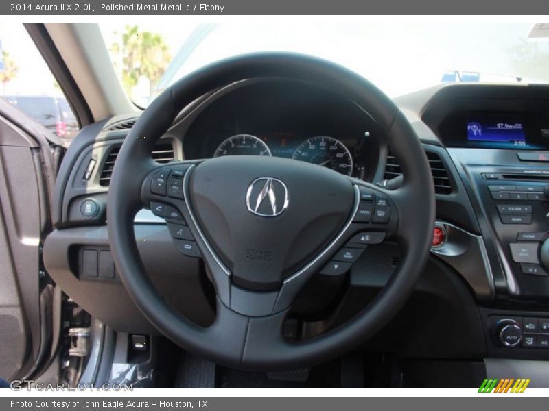 Polished Metal Metallic / Ebony 2014 Acura ILX 2.0L