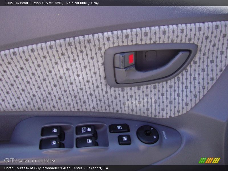 Nautical Blue / Gray 2005 Hyundai Tucson GLS V6 4WD
