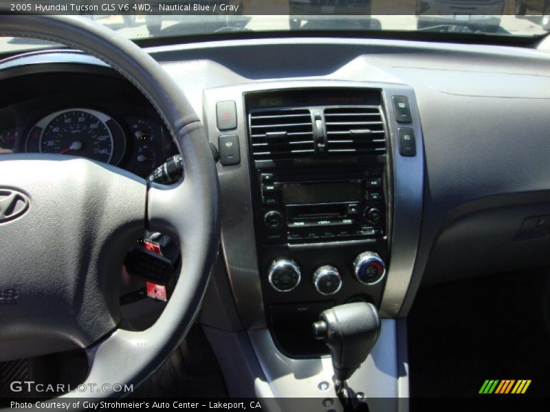 Nautical Blue / Gray 2005 Hyundai Tucson GLS V6 4WD