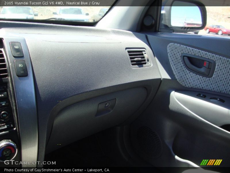 Nautical Blue / Gray 2005 Hyundai Tucson GLS V6 4WD