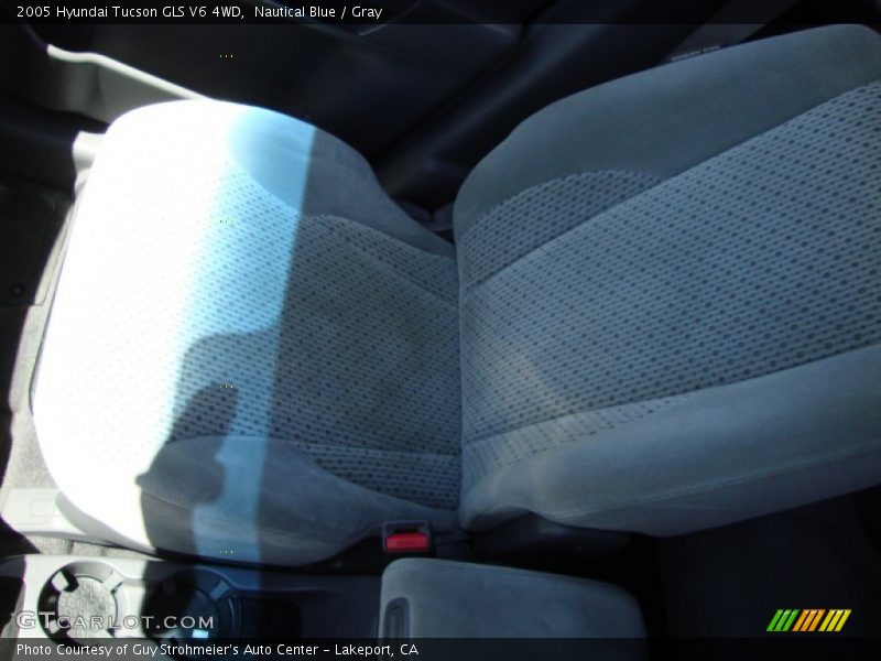 Nautical Blue / Gray 2005 Hyundai Tucson GLS V6 4WD