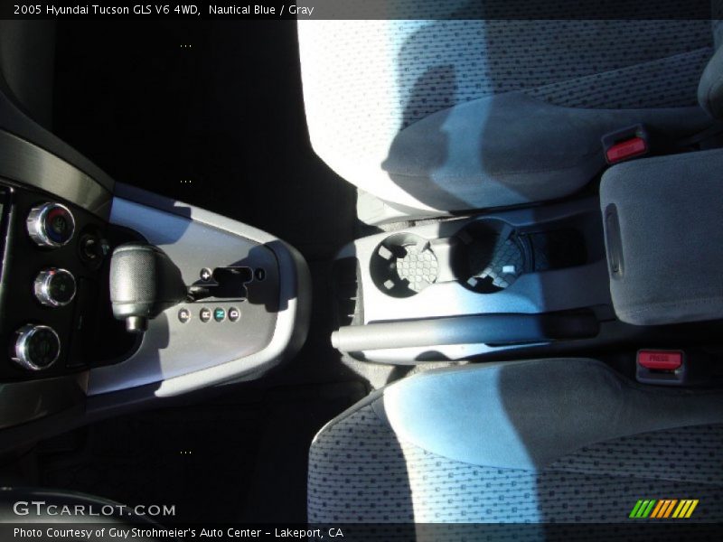 Nautical Blue / Gray 2005 Hyundai Tucson GLS V6 4WD