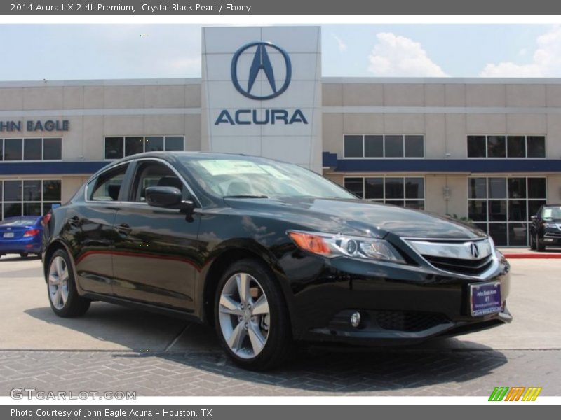 Crystal Black Pearl / Ebony 2014 Acura ILX 2.4L Premium