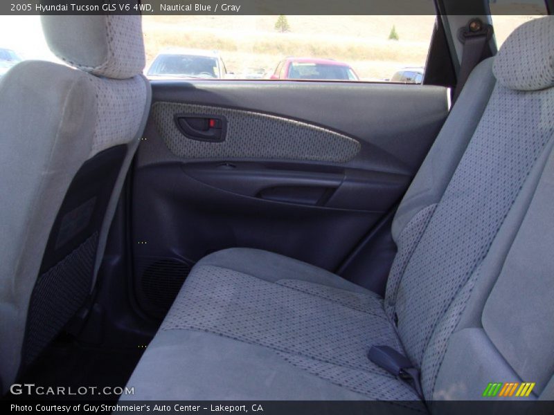 Nautical Blue / Gray 2005 Hyundai Tucson GLS V6 4WD