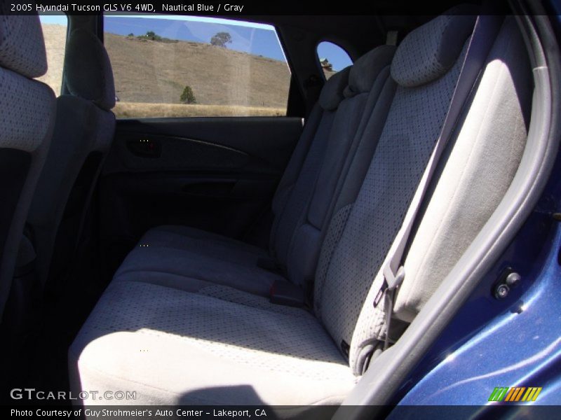 Nautical Blue / Gray 2005 Hyundai Tucson GLS V6 4WD