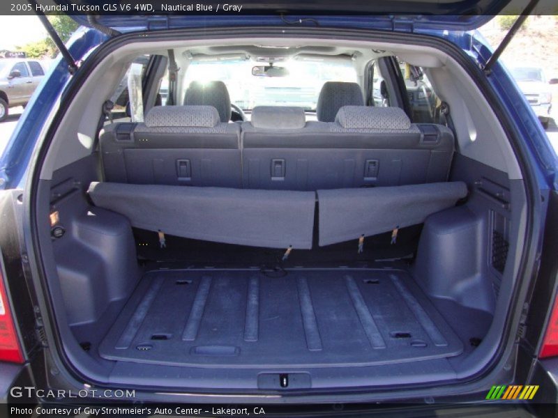 Nautical Blue / Gray 2005 Hyundai Tucson GLS V6 4WD