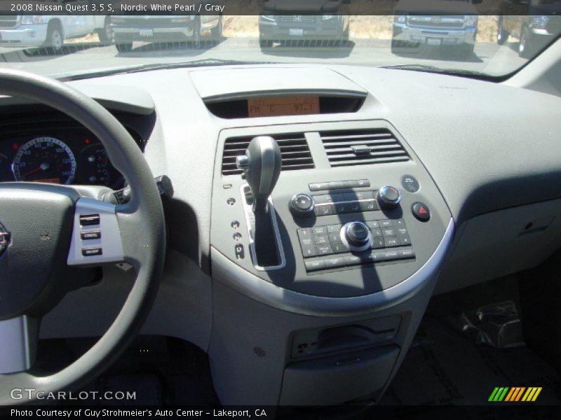 Nordic White Pearl / Gray 2008 Nissan Quest 3.5 S