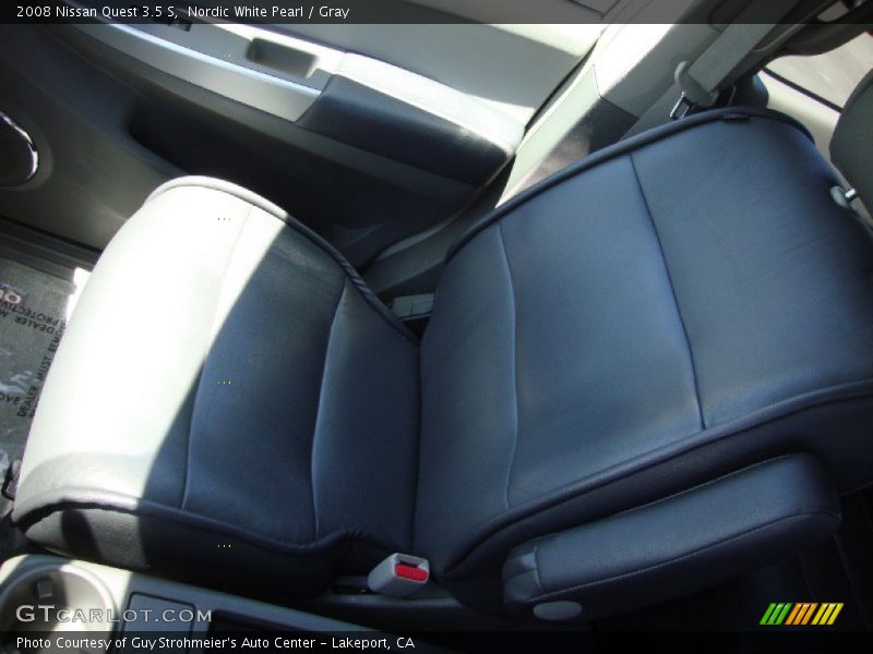 Nordic White Pearl / Gray 2008 Nissan Quest 3.5 S