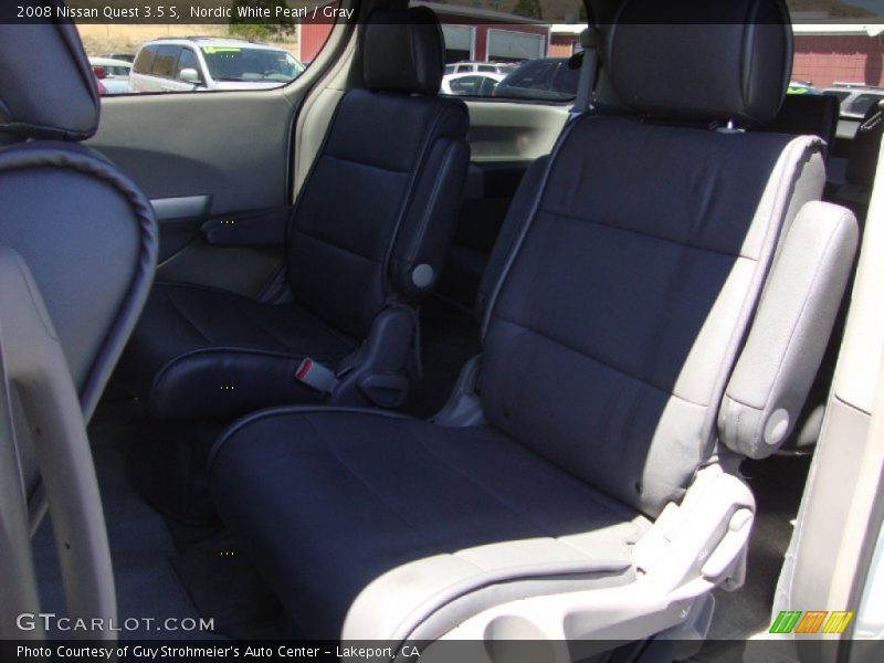 Nordic White Pearl / Gray 2008 Nissan Quest 3.5 S
