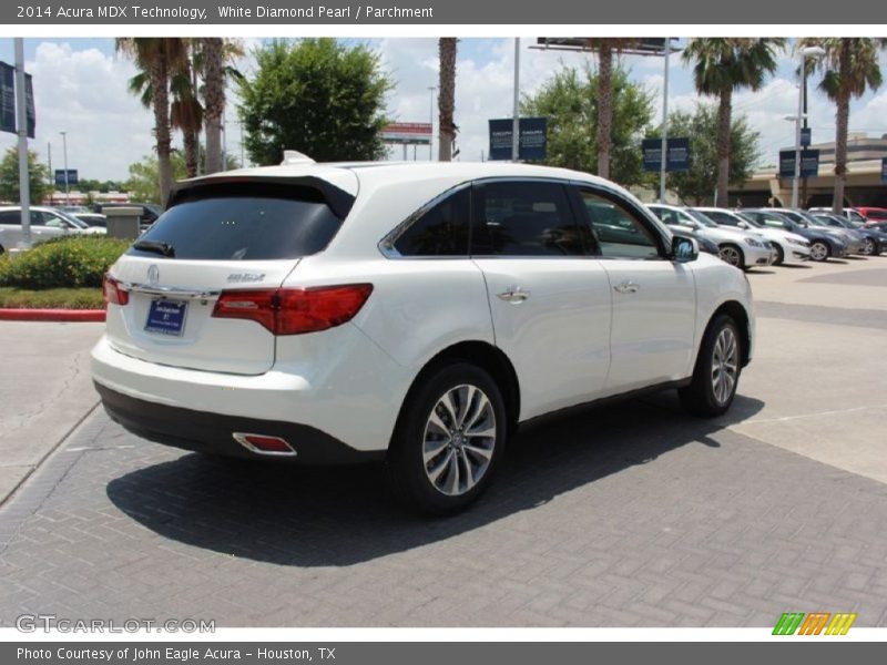 White Diamond Pearl / Parchment 2014 Acura MDX Technology