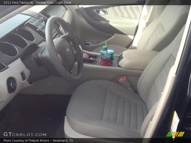 Sterling Grey / Light Stone 2011 Ford Taurus SE