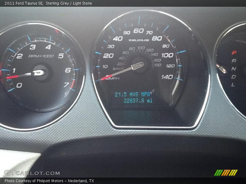 Sterling Grey / Light Stone 2011 Ford Taurus SE