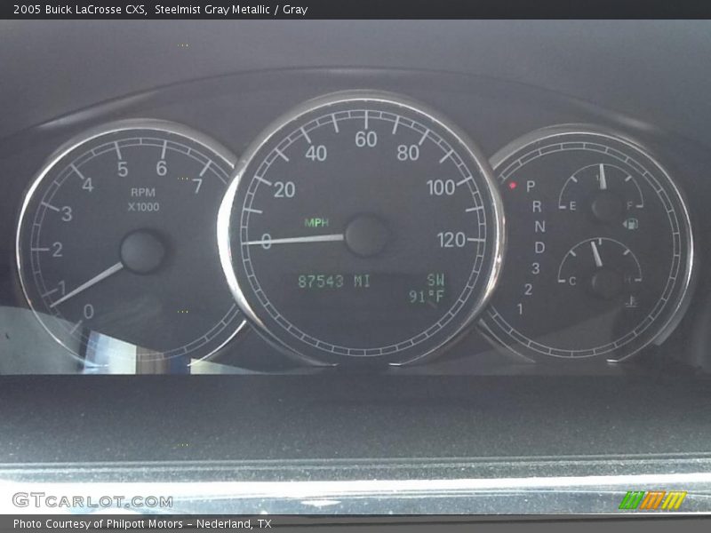 Steelmist Gray Metallic / Gray 2005 Buick LaCrosse CXS