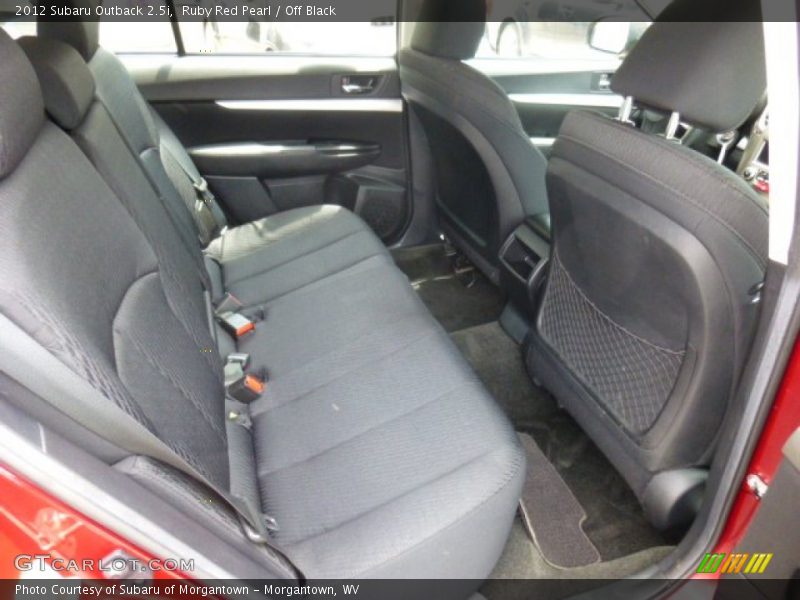 Ruby Red Pearl / Off Black 2012 Subaru Outback 2.5i
