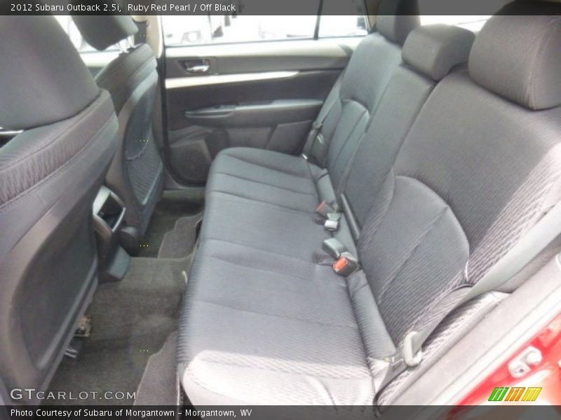 Ruby Red Pearl / Off Black 2012 Subaru Outback 2.5i