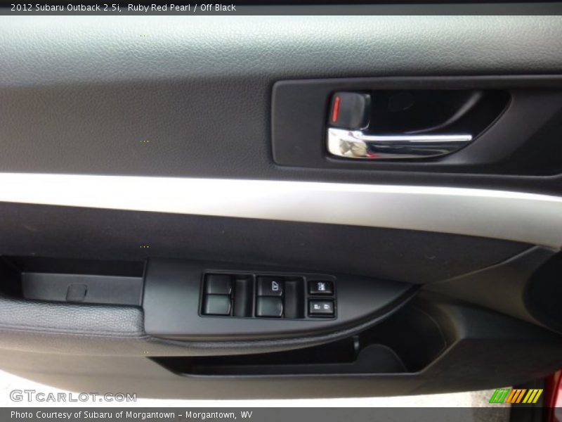 Ruby Red Pearl / Off Black 2012 Subaru Outback 2.5i