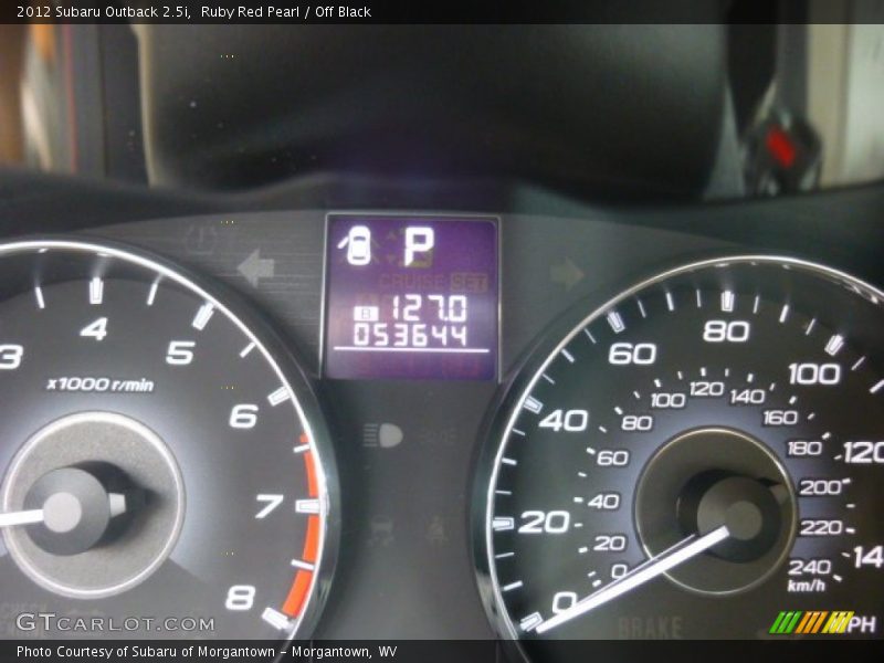 Ruby Red Pearl / Off Black 2012 Subaru Outback 2.5i