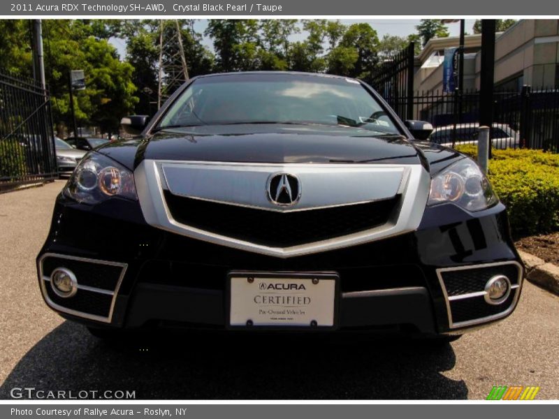 Crystal Black Pearl / Taupe 2011 Acura RDX Technology SH-AWD