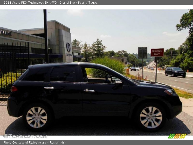 Crystal Black Pearl / Taupe 2011 Acura RDX Technology SH-AWD