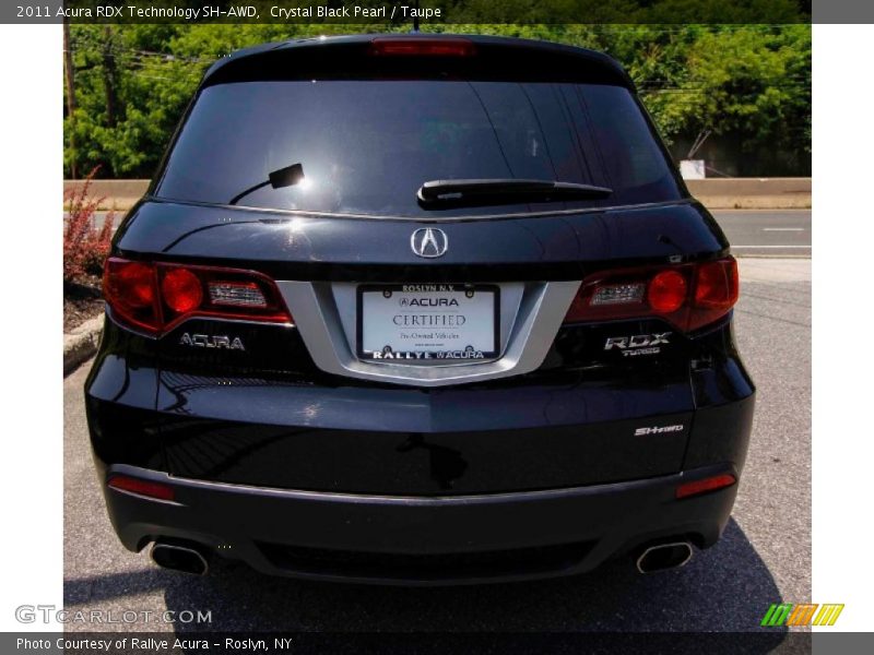 Crystal Black Pearl / Taupe 2011 Acura RDX Technology SH-AWD