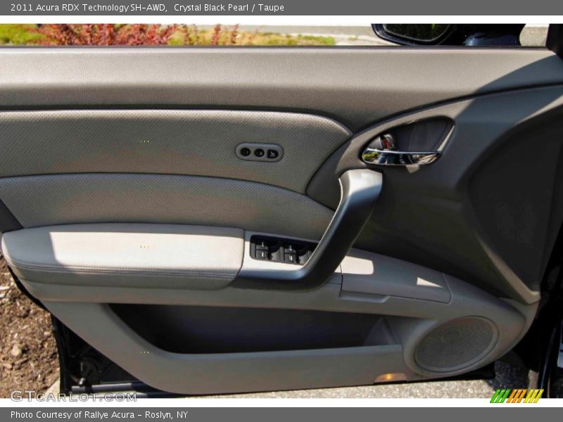 Crystal Black Pearl / Taupe 2011 Acura RDX Technology SH-AWD