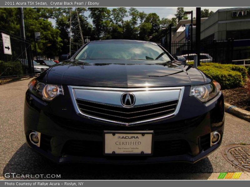 Crystal Black Pearl / Ebony 2011 Acura TSX Sedan
