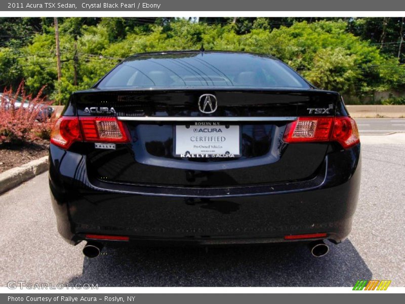 Crystal Black Pearl / Ebony 2011 Acura TSX Sedan