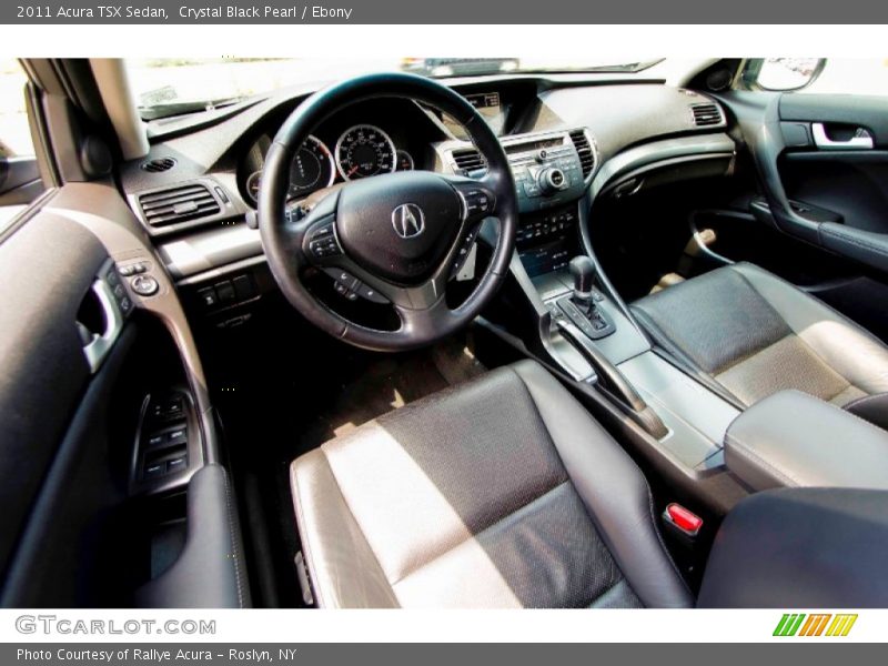 Crystal Black Pearl / Ebony 2011 Acura TSX Sedan