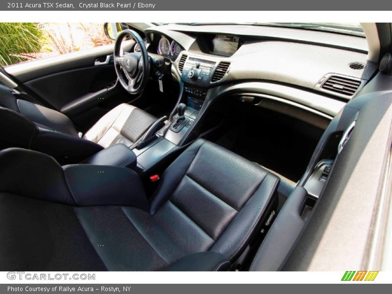 Crystal Black Pearl / Ebony 2011 Acura TSX Sedan