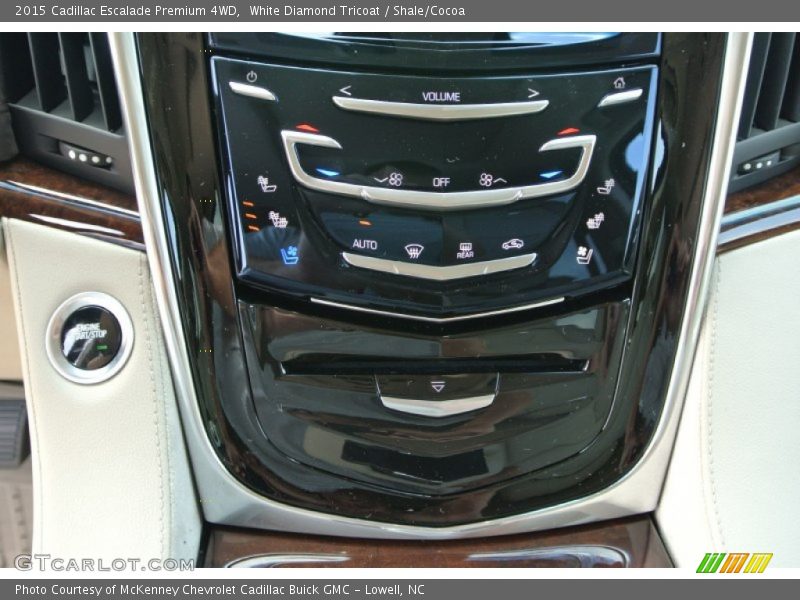 White Diamond Tricoat / Shale/Cocoa 2015 Cadillac Escalade Premium 4WD